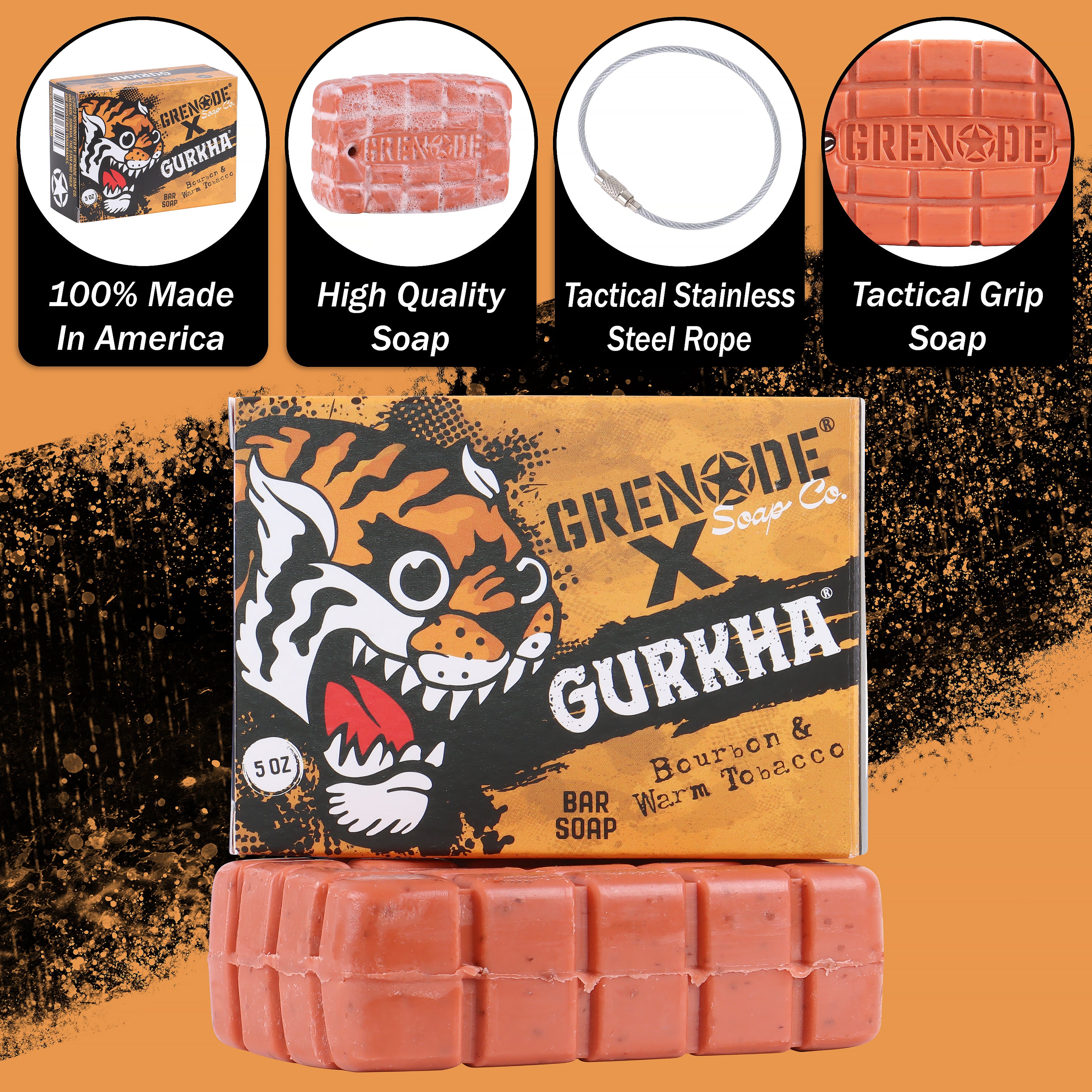 GRENADE® SOAP CO X GURKHA®