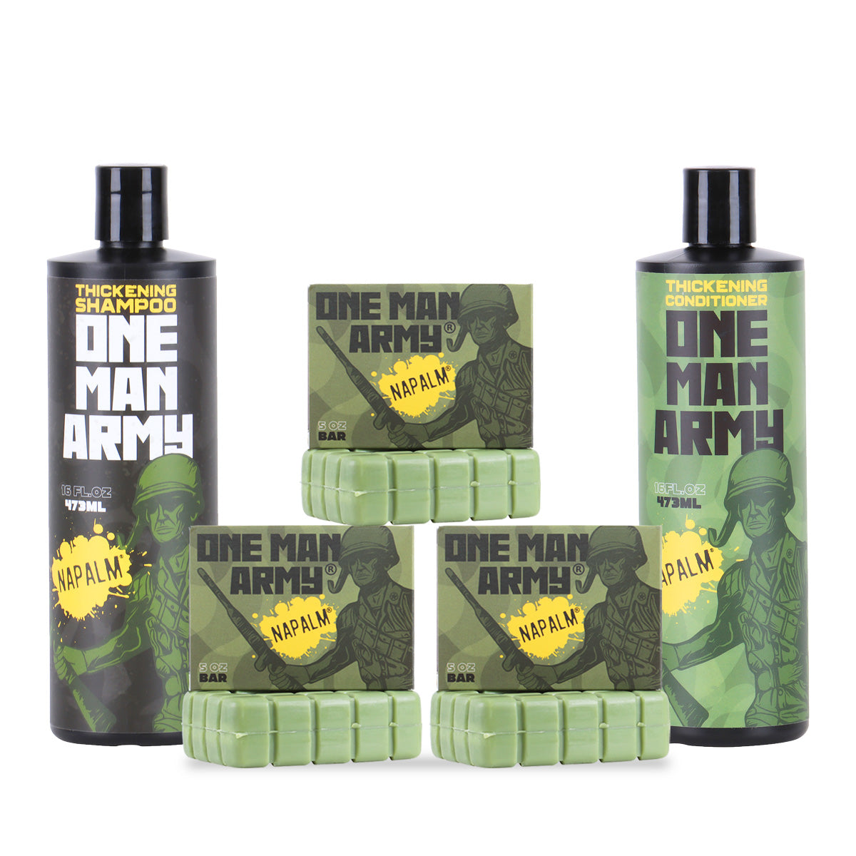 ONE MAN ARMY: NAPALM HAIR & BODY KIT