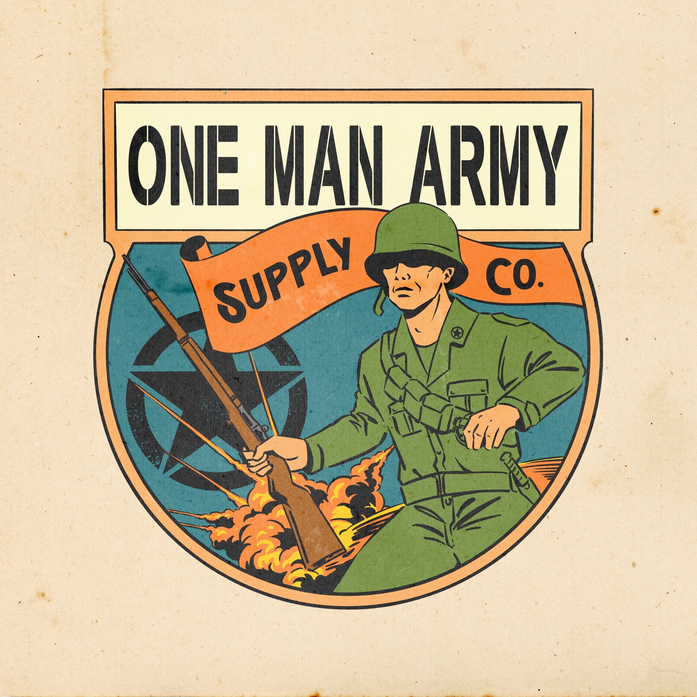 ONE MAN ARMY SUPPLY CO T-SHIRT