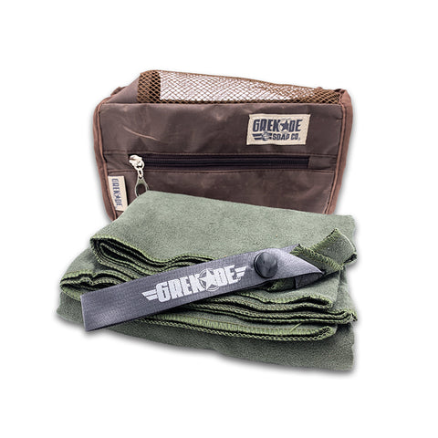 Grenade Soap Co. Microfiber Travel Towel with Storage Bag